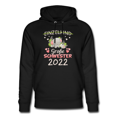 Geschenkidee Schwester Hoodie - Große Schwester 2022 Geschwister Geschenkidee