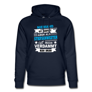 Geschenkidee Schwester Hoodie - Stiefschwester Schwester Spruch Geschenkidee