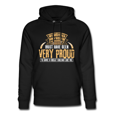 Geschenkidee Schwester Hoodie - Geschwister Bruder Schwester Geschenkidee