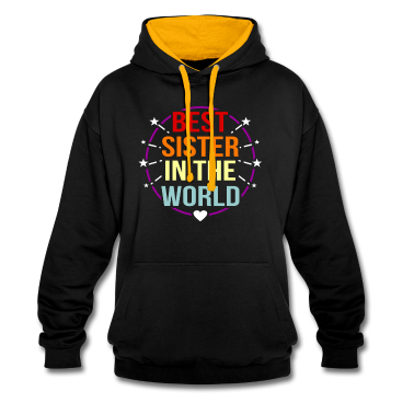 Geschenkidee Schwester Hoodie - Schwester Geschenkidee für Ihr geliebtes weibliche