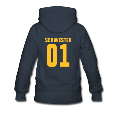 Geschenkidee Schwester Hoodie - Schwester 01 - Geschwister, Familie, Geschenkideen