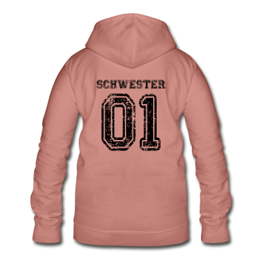 Geschenkidee Schwester Hoodie - Schwester 01 - Geschwister, Familie, Geschenkideen