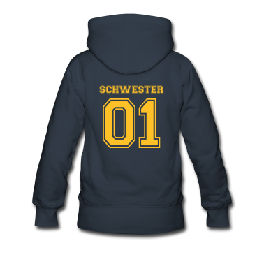 Geschenkidee Schwester Hoodie - Schwester 01 - Geschwister, Familie, Geschenkideen