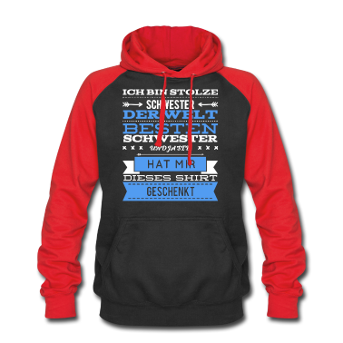 Geschenkidee Schwester Hoodie - Ich Bin Stolze Schwester einer Schwester