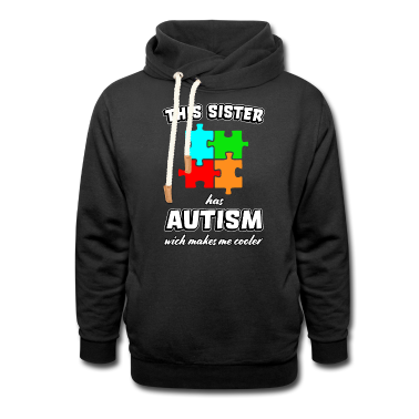 Geschenkidee Schwester Hoodie - Autismus Autistin Mädchen Schwester Geschenkidee