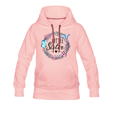 Geschenkidee Schwester Hoodie - Little Sister - Kleine Schwester - Geschenkidee