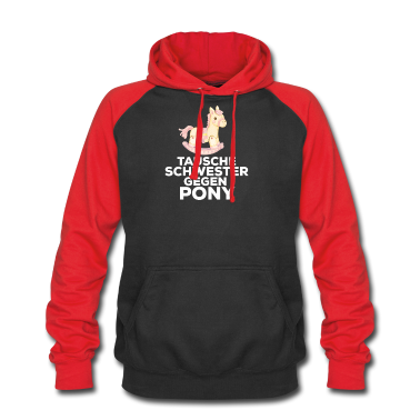 Geschenkidee Schwester Hoodie - Schwester Pony Geschenkidee Geburtstag