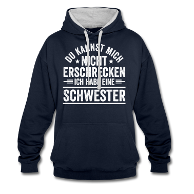 Geschenkidee Schwester Hoodie - Schwester Schwestern Zwillingsschwestern