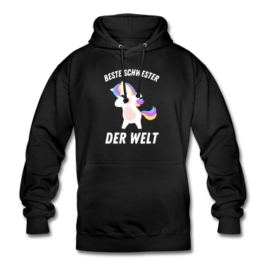 Geschenkidee Schwester Hoodie - Beste Schwester Dabbing Einhorn Geschenkidee