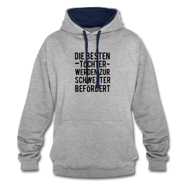 Geschenkidee Schwester Hoodie - Schwester