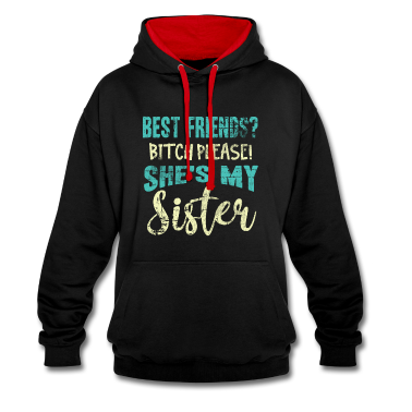 Geschenkidee Schwester Hoodie - Schwester