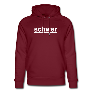 Geschenkidee Schwester Hoodie - schwer