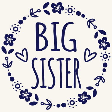 Motiv Große Kleine Schwester Geschenkidee Schwestern