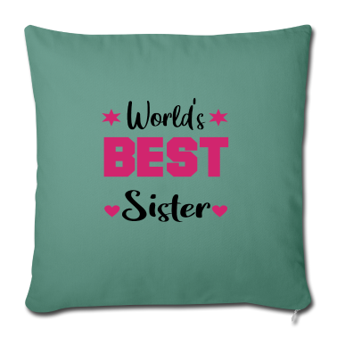 Geschenkidee Schwester Kissenbezug - Beste Schwester der Welt Geschenkidee Schwestern