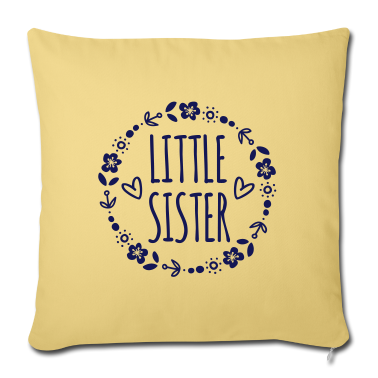 Geschenkidee Schwester Kissenbezug - Große Kleine Schwester Geschenkidee Schwestern