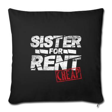 Geschenkidee Schwester Kissenbezug - Geschwister Schwester Geschenkidee