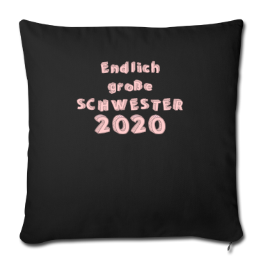 Geschenkidee Schwester Kissenbezug - Große Schwester Geschenkidee