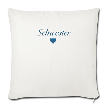 Geschenkidee Schwester Kissenbezug - Schwester Lieblingsschwester Geschenkidee