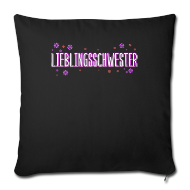 Geschenkidee Schwester Kissenbezug - Lieblingsschwester Schwester Geburtstag Geschenk