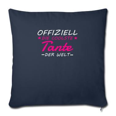 Geschenkidee Schwester Kissenbezug - Offiziell die coolste Tante Geschenkidee Schwester