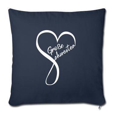 Geschenkidee Schwester Kissenbezug - Große Schwester -Geschenkidee für grosse Schwester