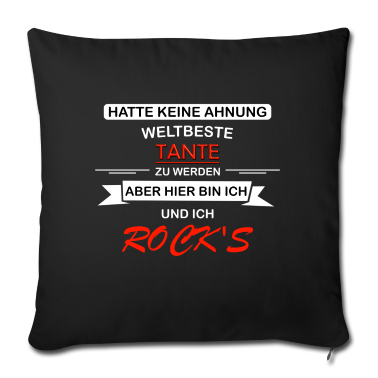 Geschenkidee Schwester Kissenbezug - Tante Patentante Schwester Geschenkidee