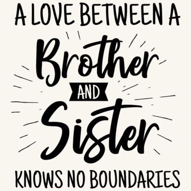 Motiv Schwester Bruder Geschwister Familie Geschenkidee