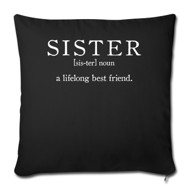 Geschenkidee Schwester Kissenbezug - Schwester Schwestern