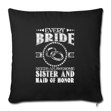 Geschenkidee Schwester Kissenbezug - Schwester der Braut JGA Geschenkidee