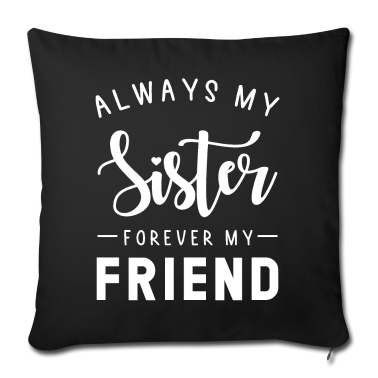 Geschenkidee Schwester Kissenbezug - Schwester Schwestern