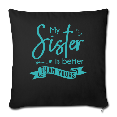 Geschenkidee Schwester Kissenbezug - Schwester Schwestern