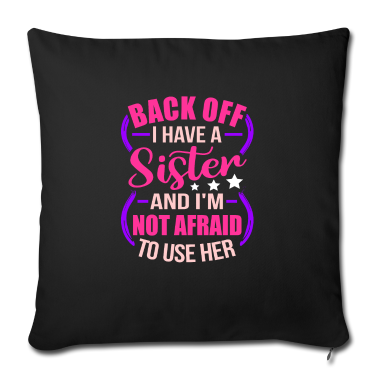 Geschenkidee Schwester Kissenbezug - Schwester Geschenkidee für Ihr geliebtes weibliche