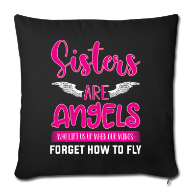 Geschenkidee Schwester Kissenbezug - Schwester Schwestern