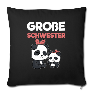 Geschenkidee Schwester Kissenbezug - Schwester