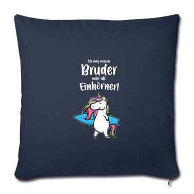 Geschenkidee Schwester Kissenbezug - Bruder Schwester Geschwisterliebe Geschenkidee
