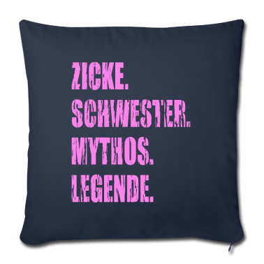 Geschenkidee Schwester Kissenbezug - Kleine Schwester Nervensäge Lustige Geschenkidee