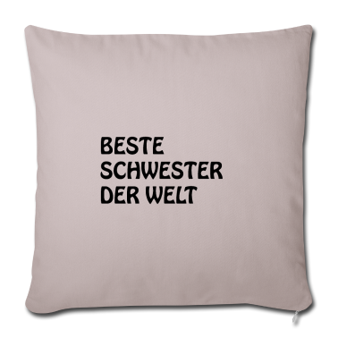 Geschenkidee Schwester Kissenbezug - Beste Schwester der Welt - Geschenk Geschenkidee