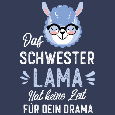 Motiv Schwester Lama Spruch Lustige Geschenkidee