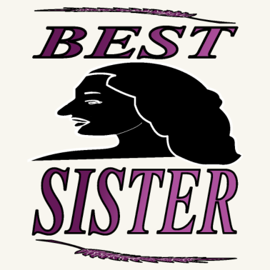 Motiv beste Schwester große Schwester kleine Schwester