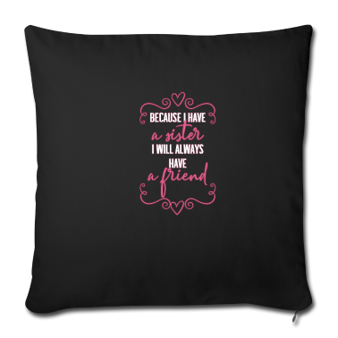 Geschenkidee Schwester Kissenbezug - Schwester
