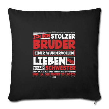 Geschenkidee Schwester Kissenbezug - Schwester