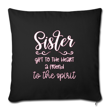 Geschenkidee Schwester Kissenbezug - Schwester
