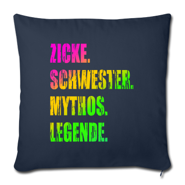 Geschenkidee Schwester Kissenbezug - Kleine Schwester Nervensäge Lustige Geschenkidee