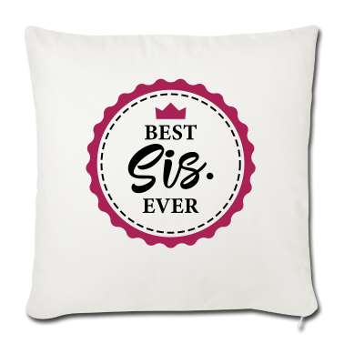 Geschenkidee Schwester Kissenbezug - Schwester