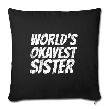 Geschenkidee Schwester Kissenbezug - Schwester