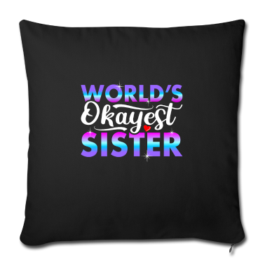 Geschenkidee Schwester Kissenbezug - Schwester