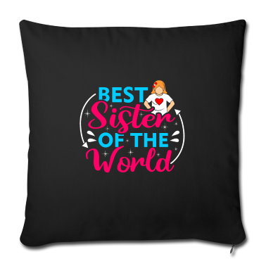 Geschenkidee Schwester Kissenbezug - Schwester