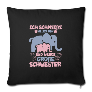Geschenkidee Schwester Kissenbezug - Schwester