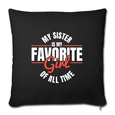 Geschenkidee Schwester Kissenbezug - Schwester