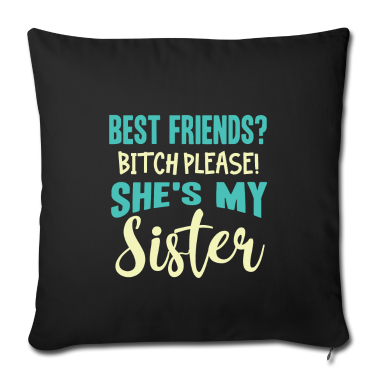 Geschenkidee Schwester Kissenbezug - Schwester